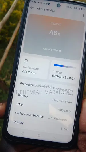 Oppo A6x 64 GB Purple