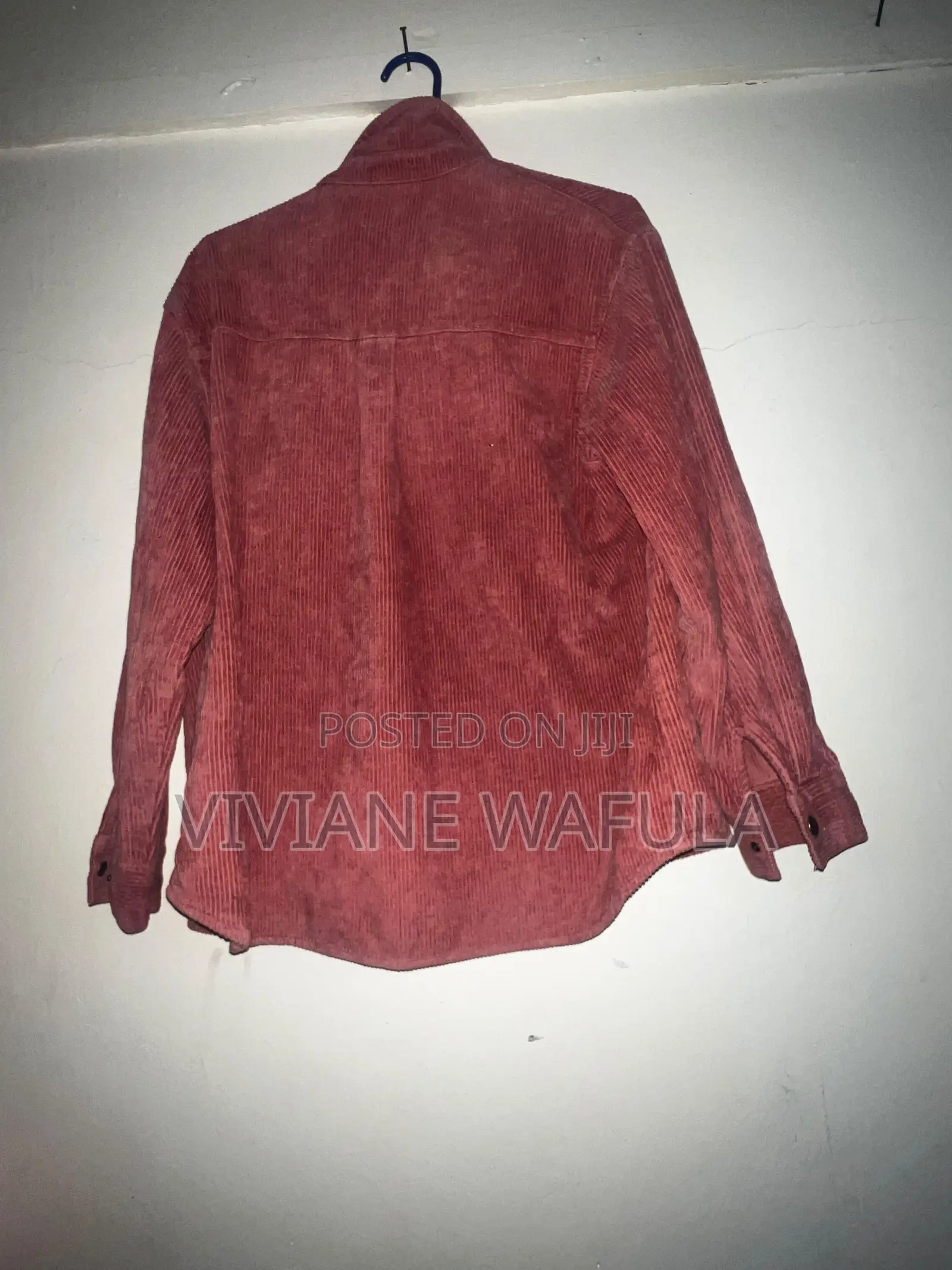 Spring Iron Corduroy Long Sleeve Casual Shirt