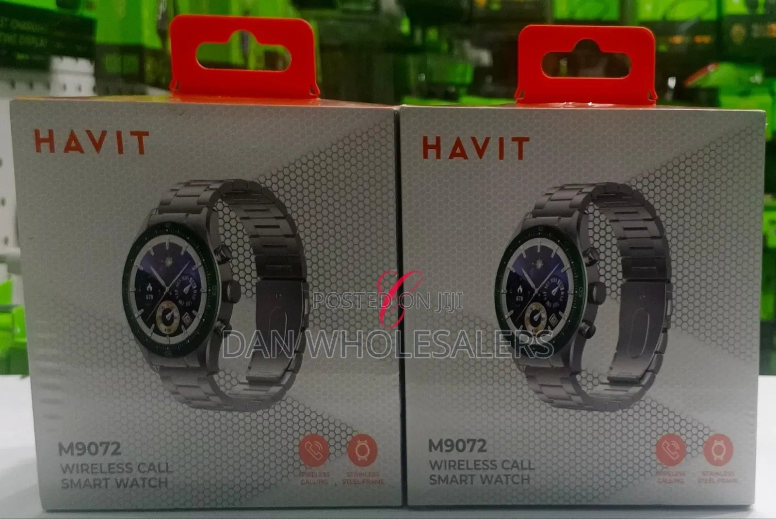 Havit *M9072* Metallic 1.3" *Amoled Hd* Display Wireless Smart Watch
