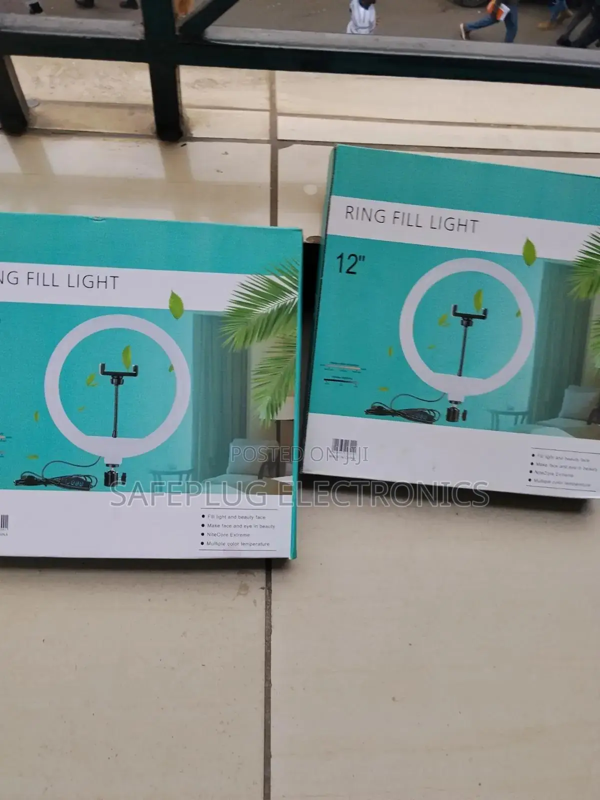 12-inch Led Ring Fill Light With Phone Holder Stand