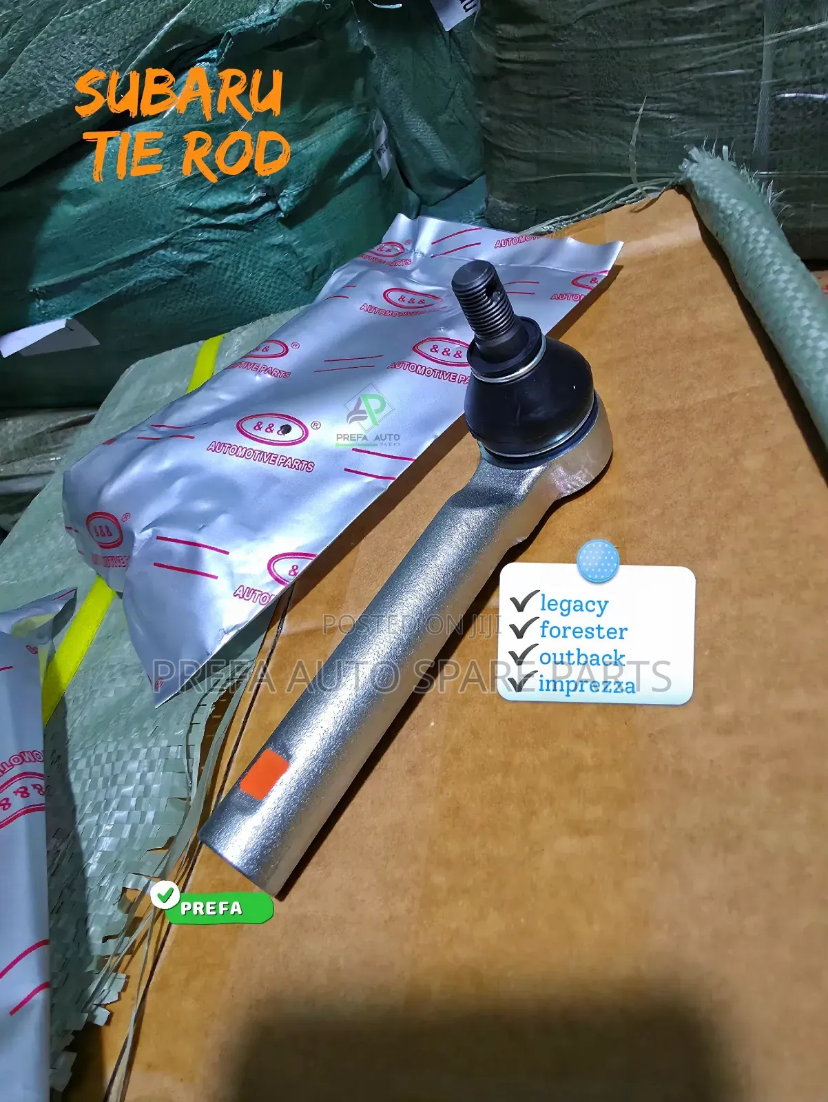 Subaru Balljoint and Subaru Tie Rods