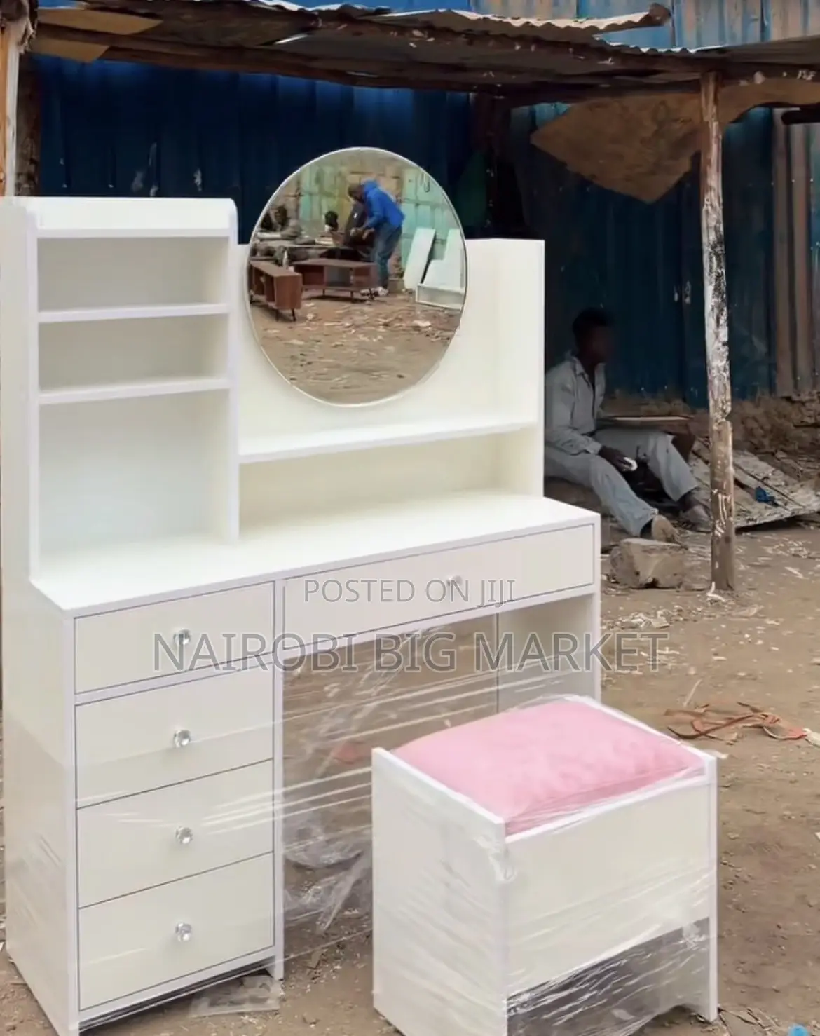 White Executive Dressing Table