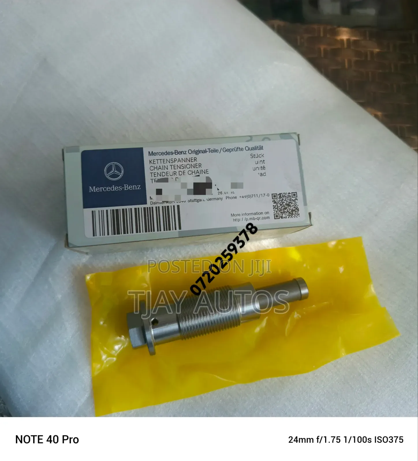 New Genuine Mercedes Benz Timing Chain Tensioner 