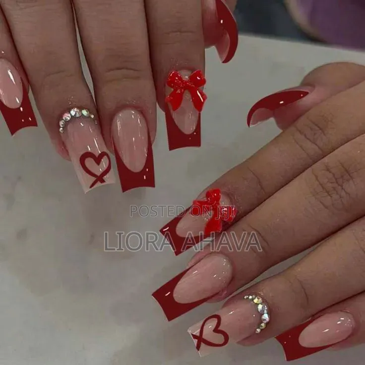12pcs French Press On Nails
