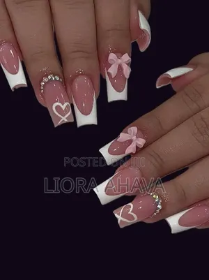 12pcs French Press On Nails