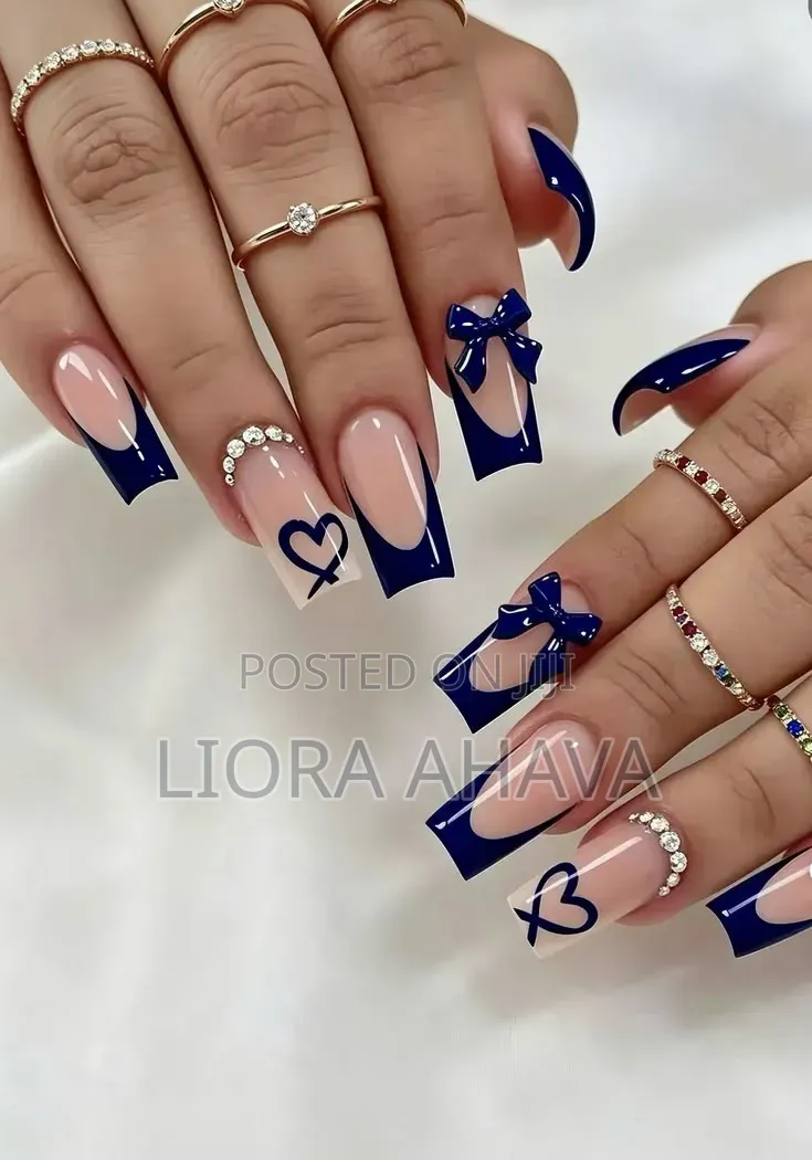 12pcs French Press On Nails