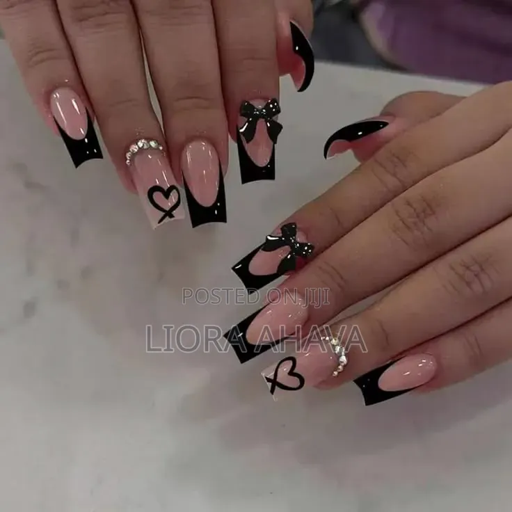 12pcs French Press On Nails