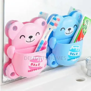 Cute Bear Toothbrush Holder
