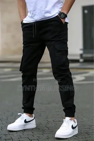 Slim Fit Cargo Pants Trousers