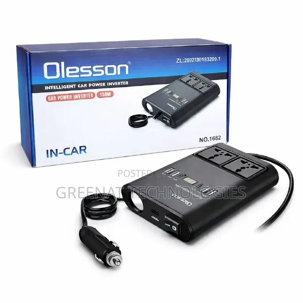Smart Car Power Inverter 150 W Dc to Ac - main view