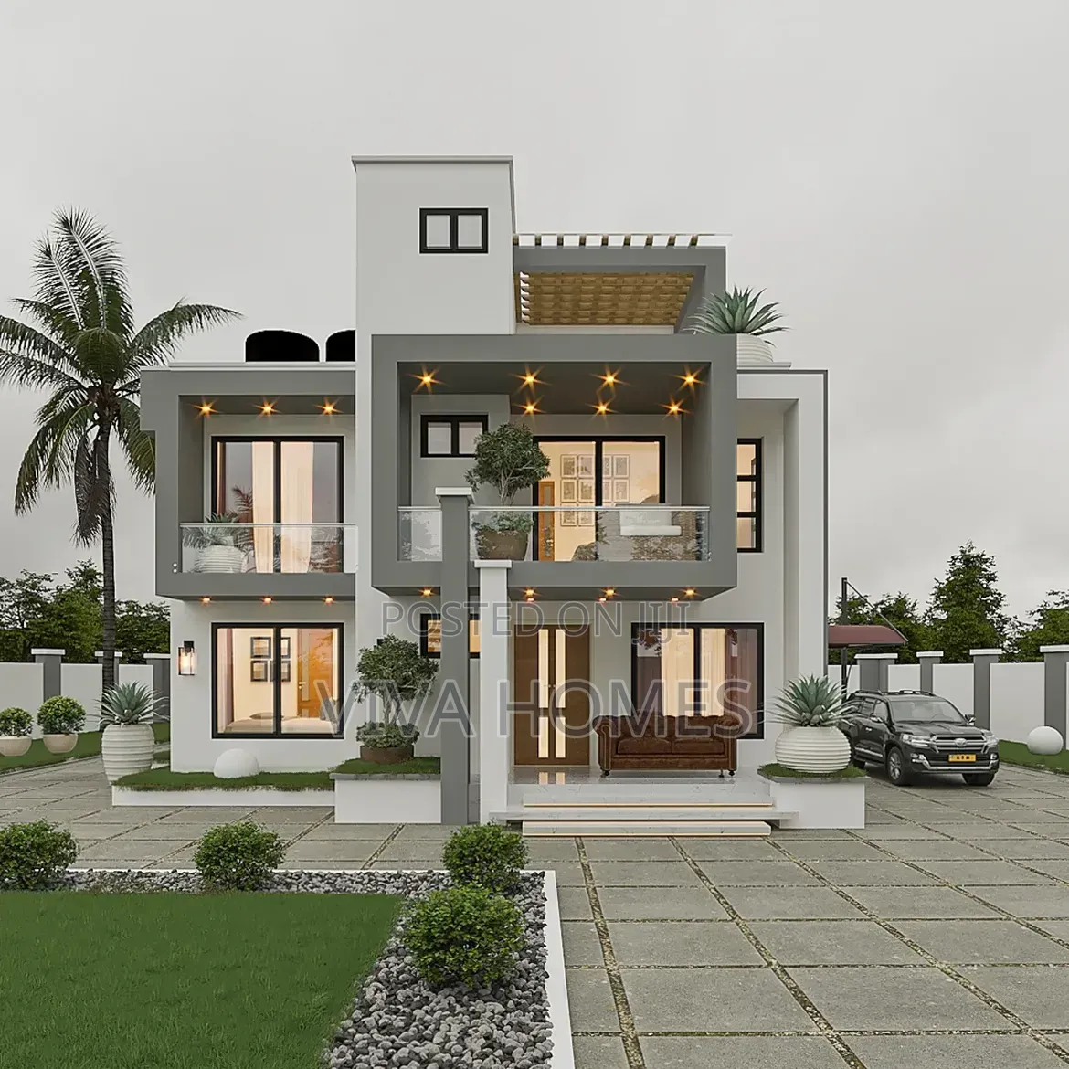 4 Bedroom Mansion Architectural Design and Build With Us.