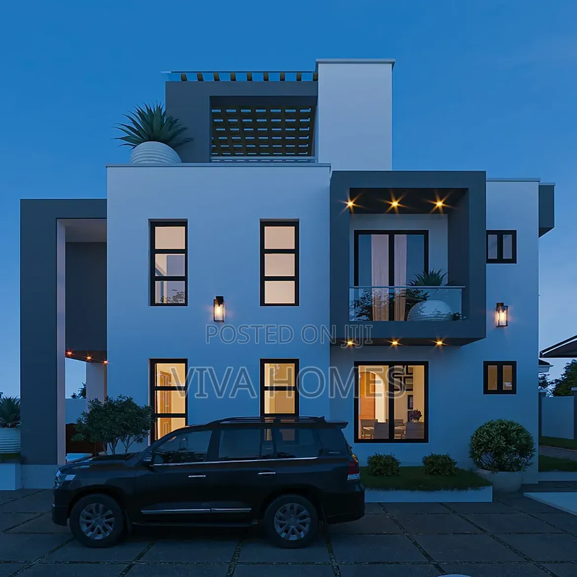 4 Bedroom Mansion Architectural Design and Build With Us.