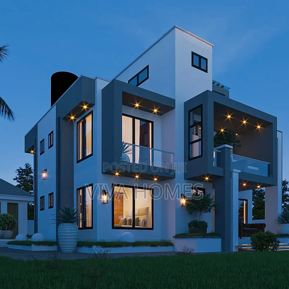 4 Bedroom Mansion Architectural Design and Build With Us.