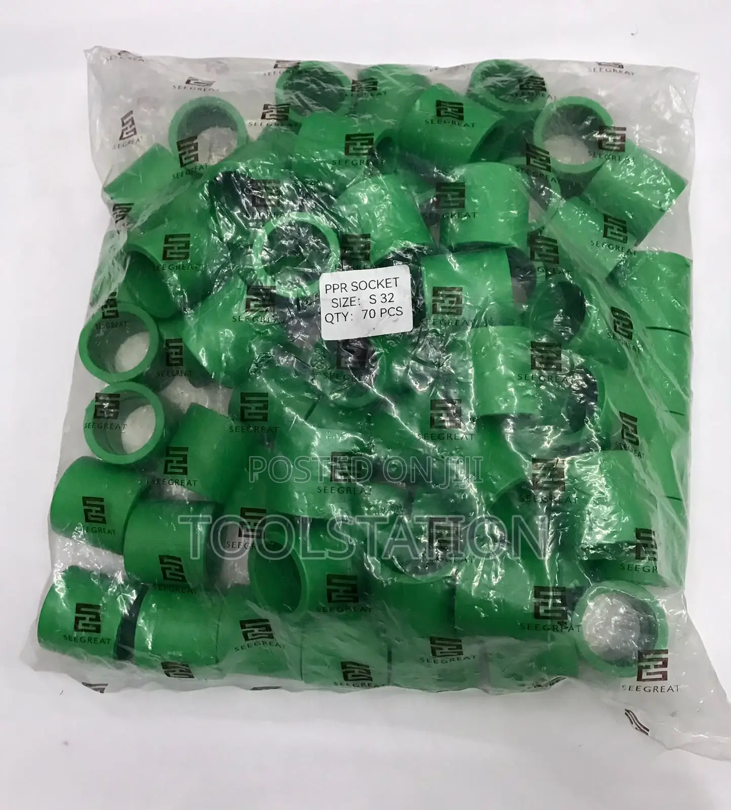 PPR Socket 32mm 70 Piece Bag All Fittings Available Wholesale Prices