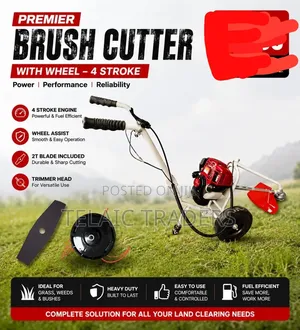 Premier 4 Stroke Brush Cutter With Wheels