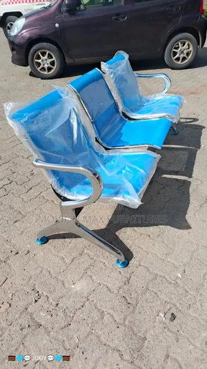 New Design Blue Unpadded Chair
