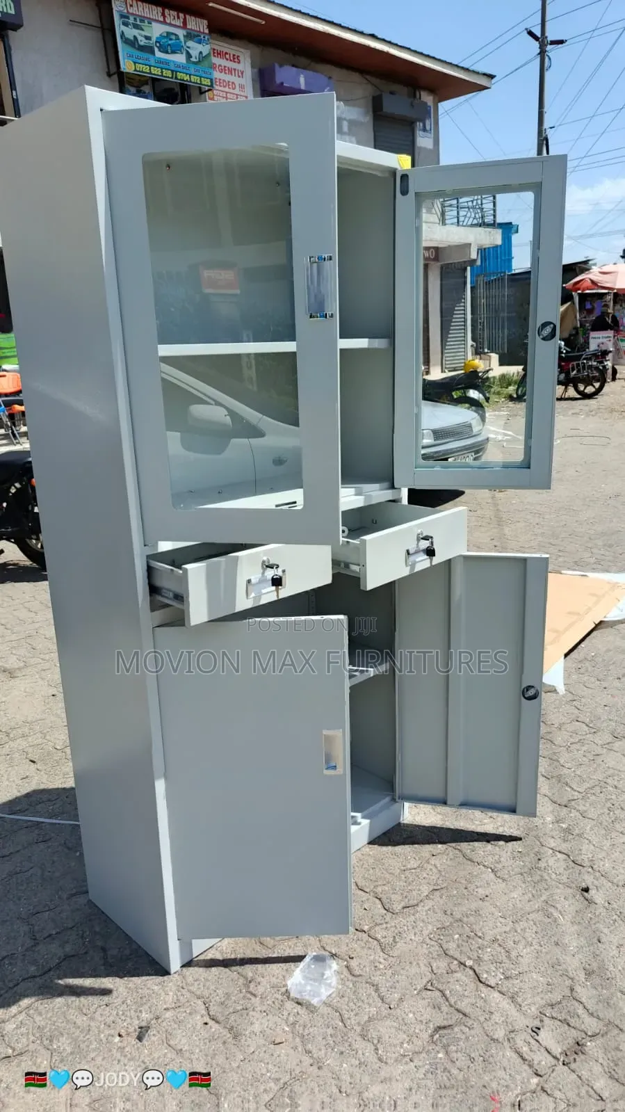 Half Glass File Cabinet Filling Cabinet