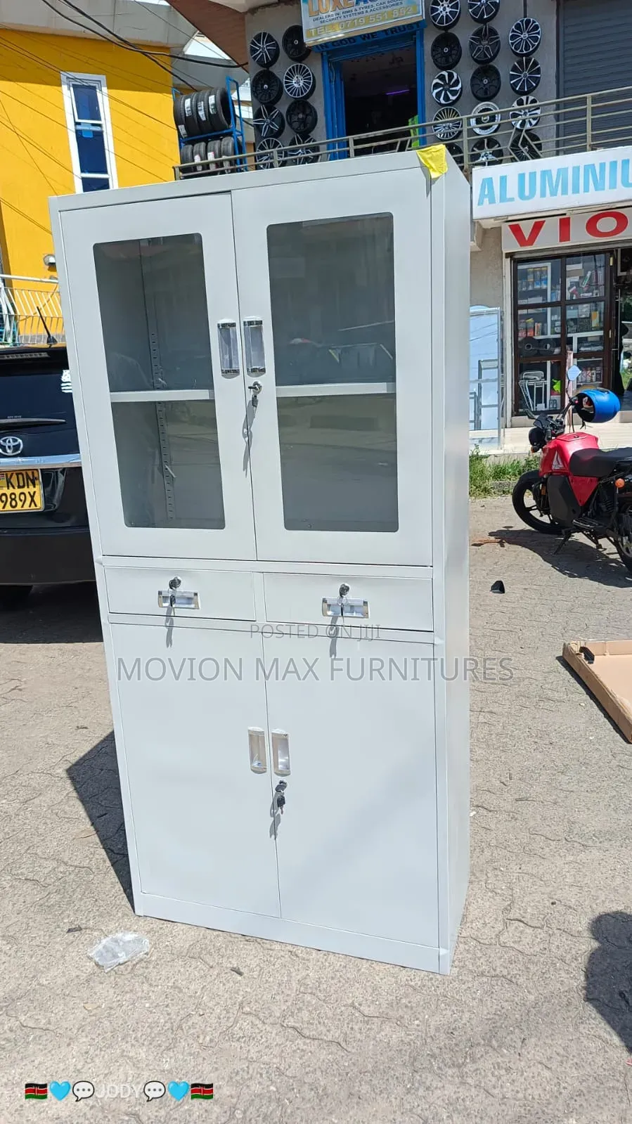 Half Glass File Cabinet Filling Cabinet
