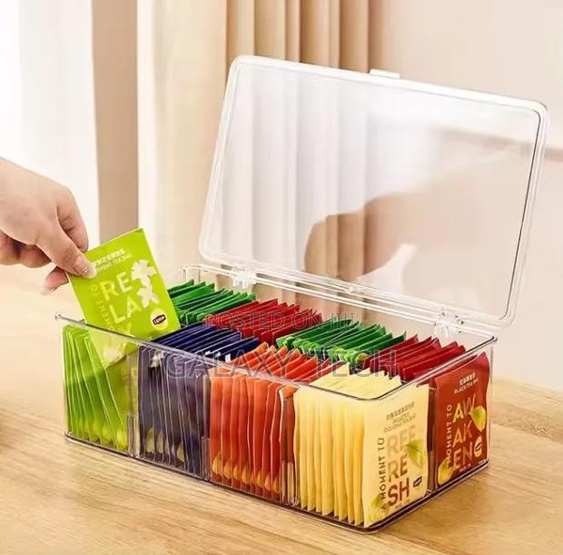 8 Slot Tea Bag Coffee Container(28*17*10cm)
