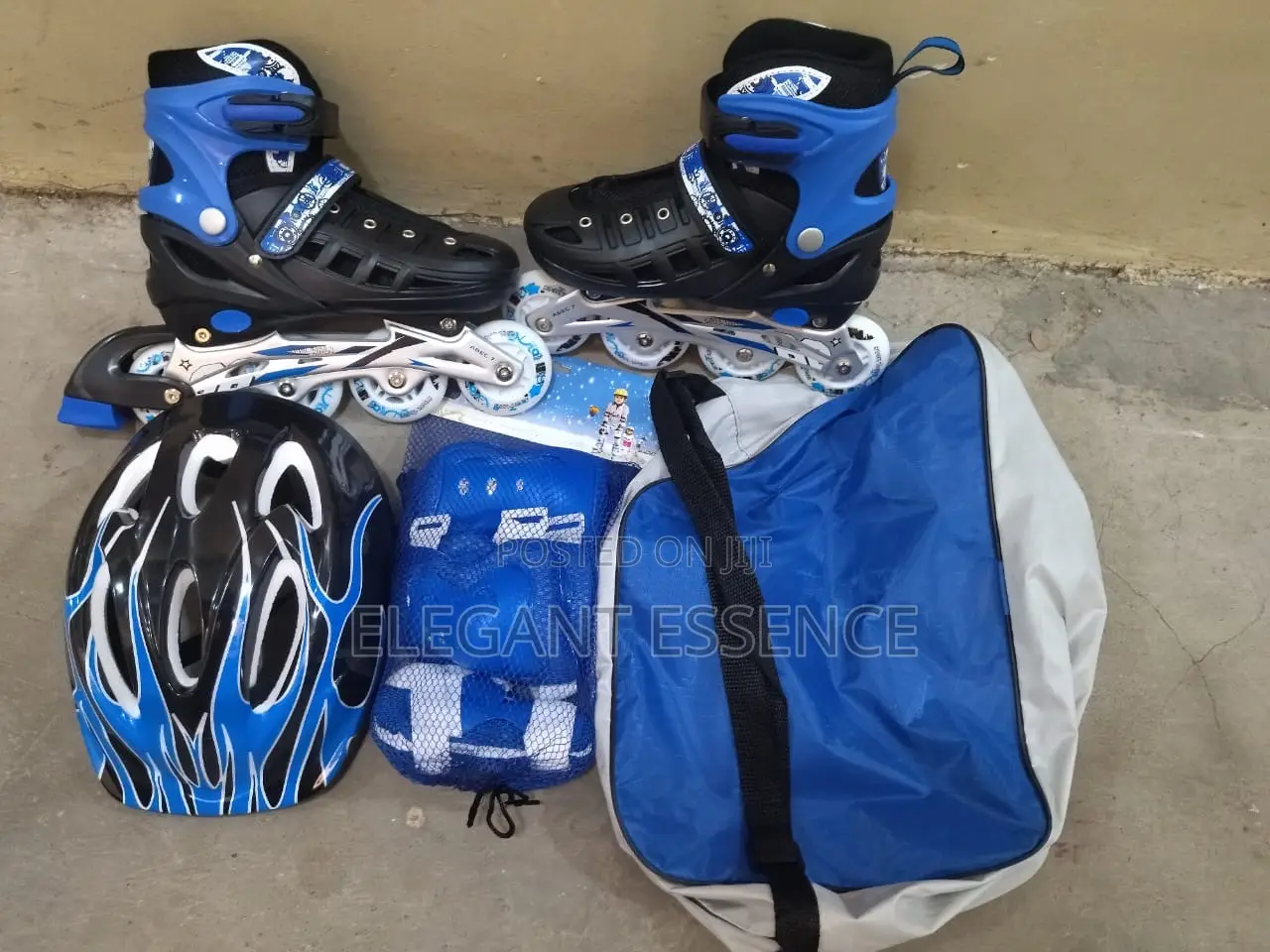 Full Set Skate Shoes Rubber Wheels Carrier Bag-39-42