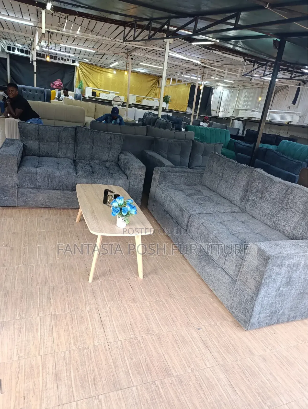Grey 3+2 Sofa Set + Free Delivery