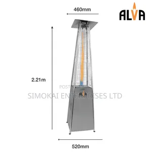 Premium Alva Designer Quartz Glass Patio Heater!