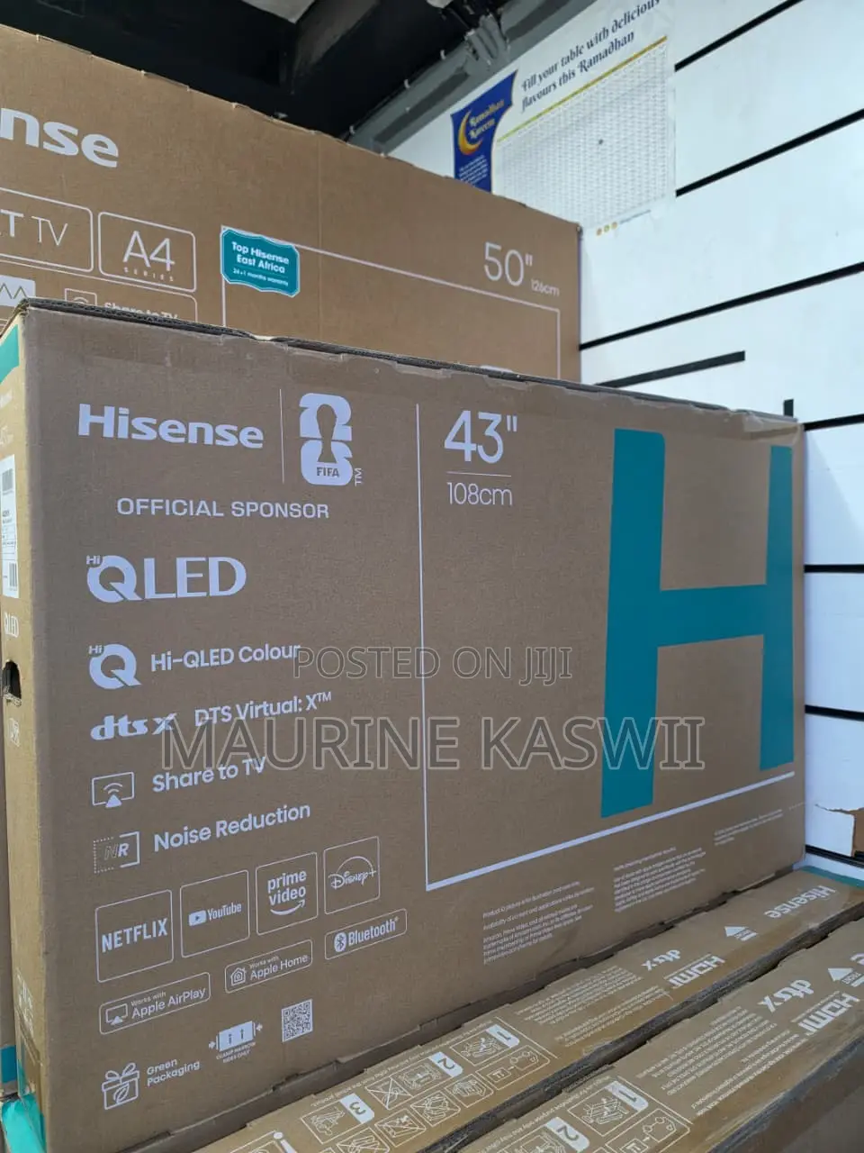 Hisense Qled 43” Inch Smart-Q5s