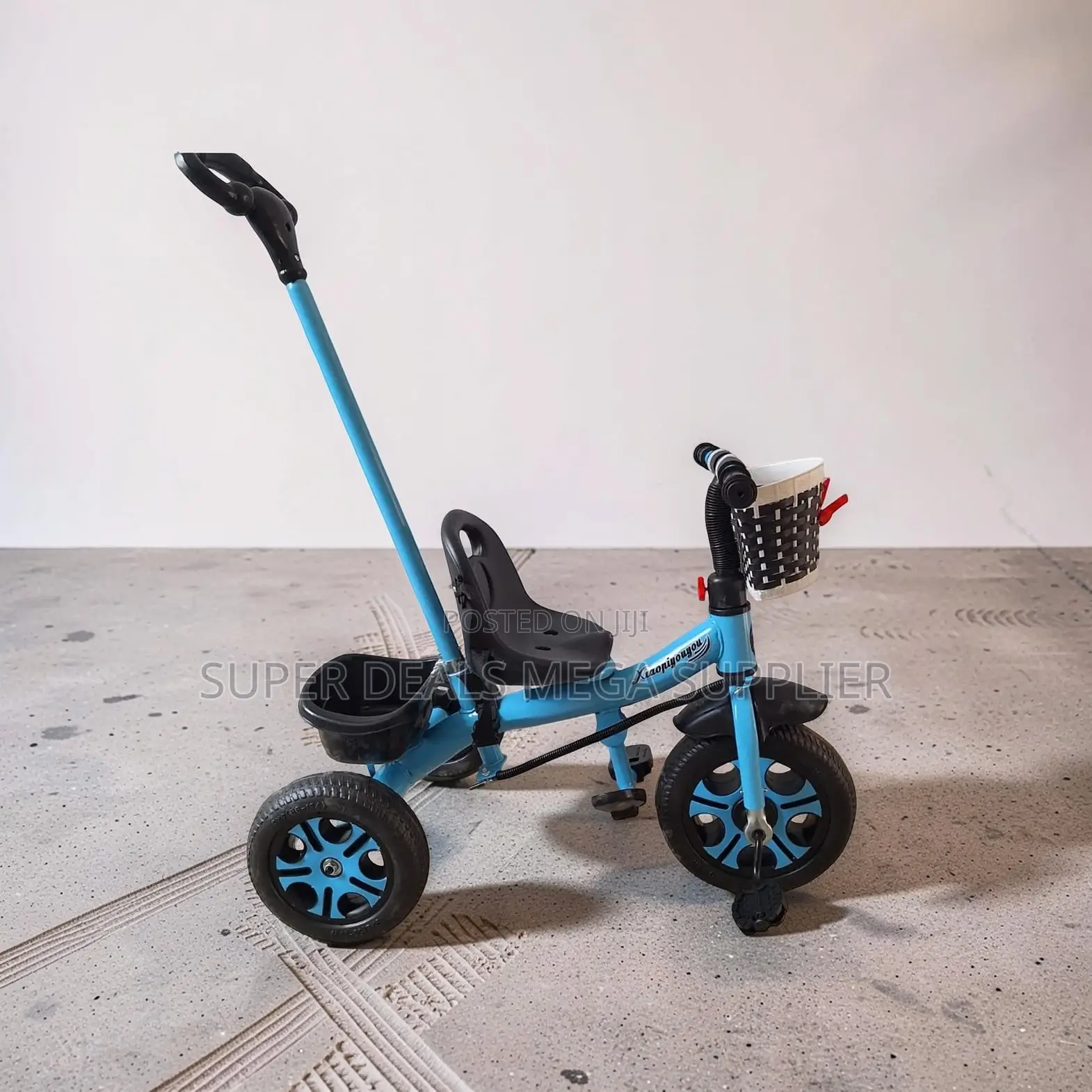 Vibrant Kids Bike Bicycle Tricycle With Push Handle