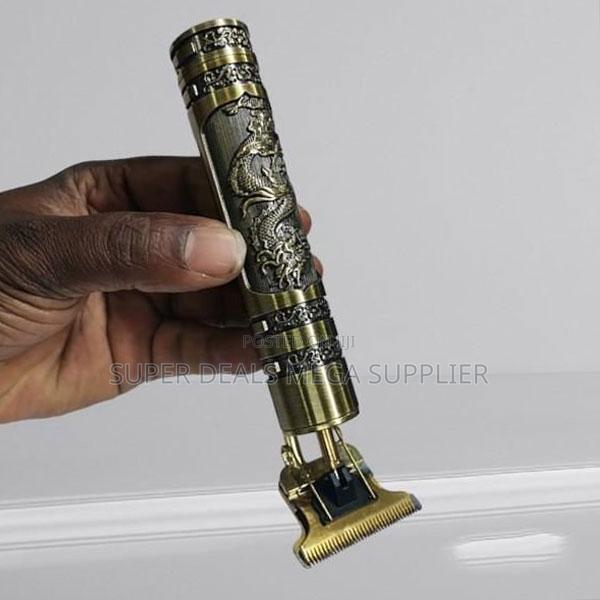 Vintage Zero Gapped Hair Clipper Gold With Self-Sharpening Blades - main view