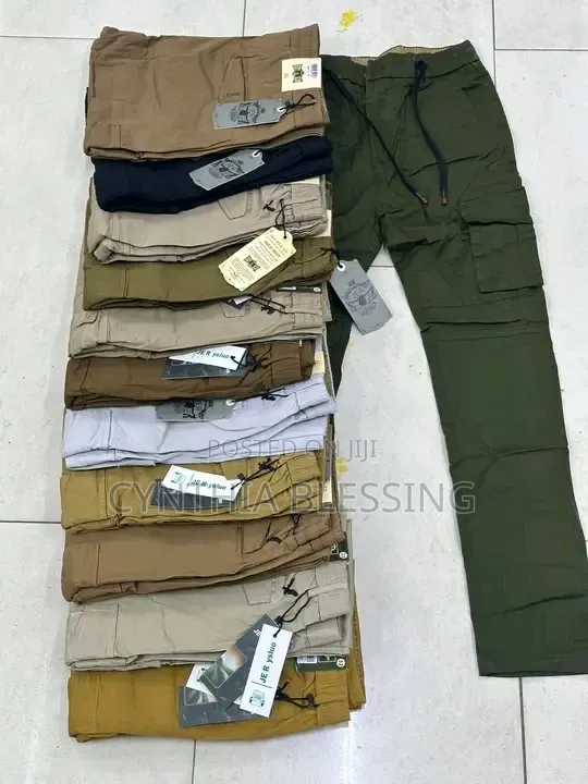 Cargo Pants _Green Khaki Coffee Grey Black Blue