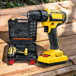Compact Lightweight Cordless Drill With Impact Function