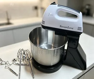Silver Love 2l Electric Bowl Mixer | Cake, Cream Dough Mixing Machin