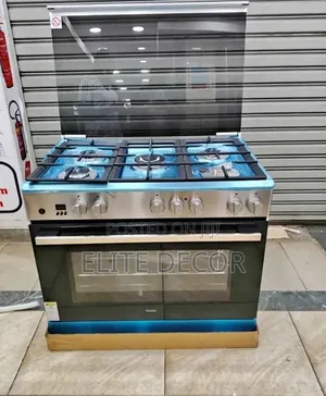 Haier 60*90 5gas Standing Cooker With Electric Oven and Wok Burner