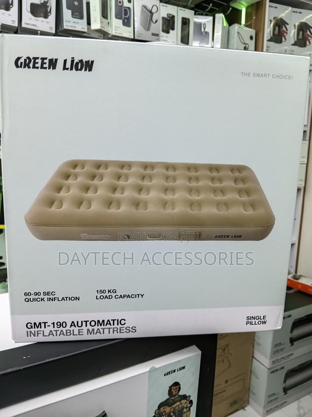 This Is a Green Lion GMT-190 Automatic Inflatable Mattress - thumbnail 2