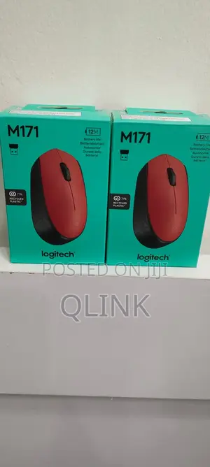 Logitech M171 Wireless Mouse - Red