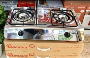 Ramtons Rg/544 Double Burner Gas Table Top Cooker