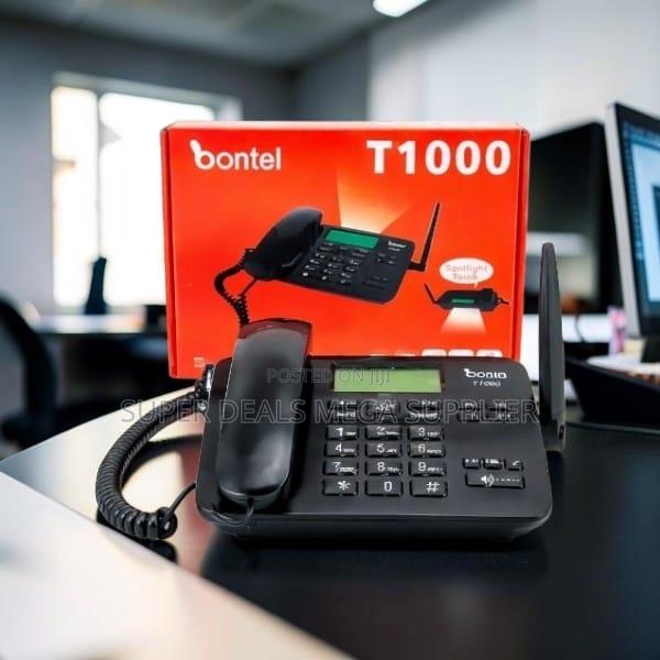 Bontel T1000 Dual Sim GSM Fixed Wireless Desktop Phone With SMS