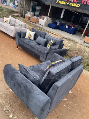 A Grey Fabric Classic Butterfly Sofa