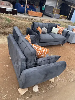 A Grey Fabric Classic Butterfly Sofa