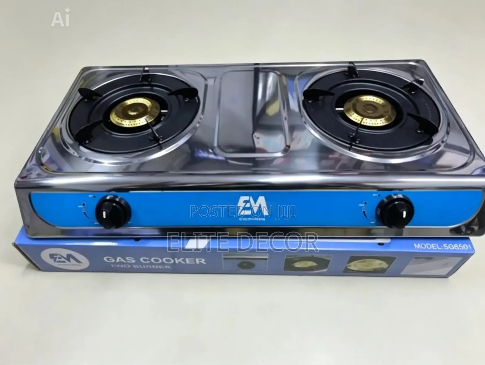 Electromate Table Top Metallic Two-Burner*