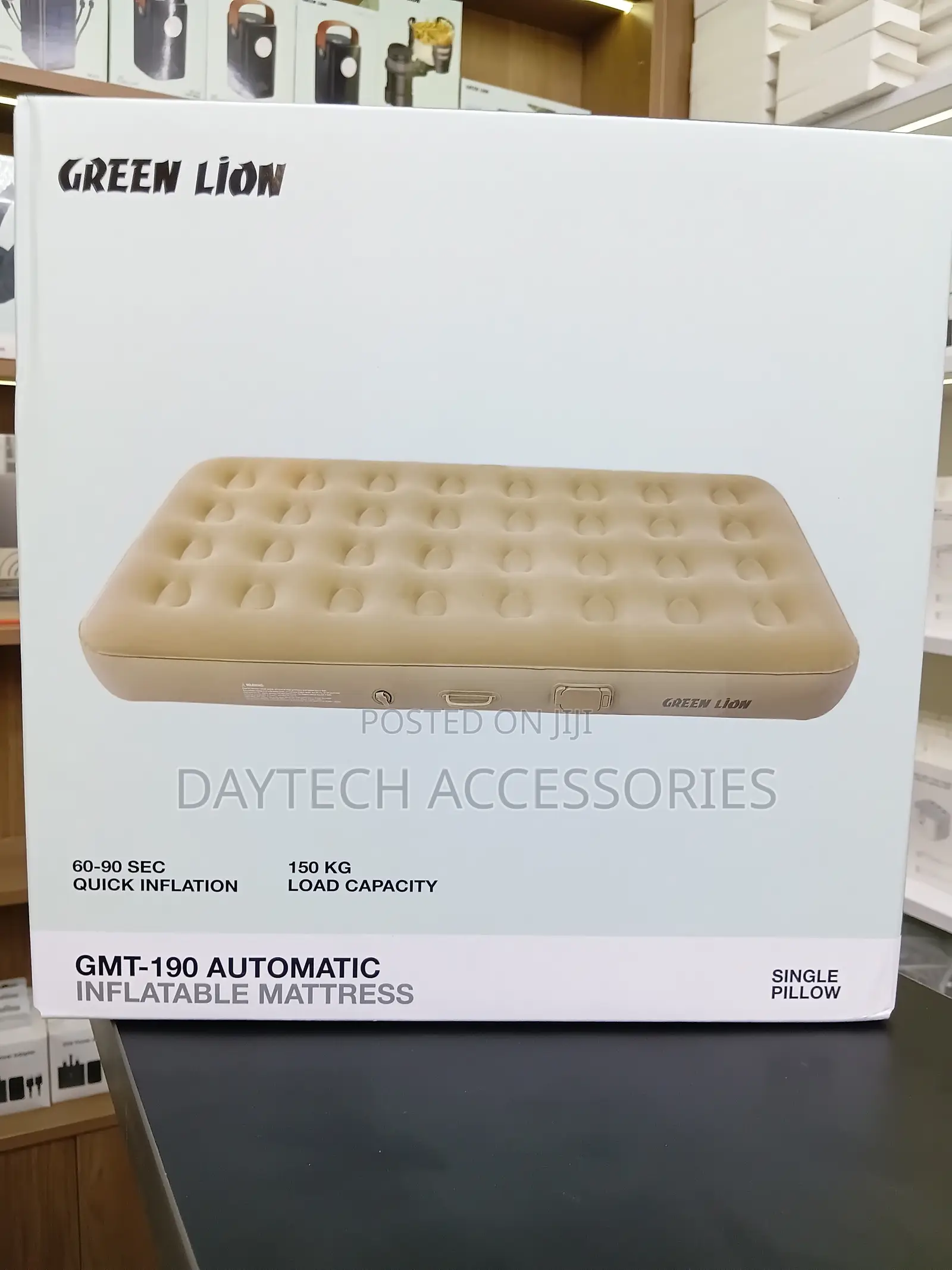 Green Lion GMT-190 Automatic Inflatable Mattress Fast Inflation.