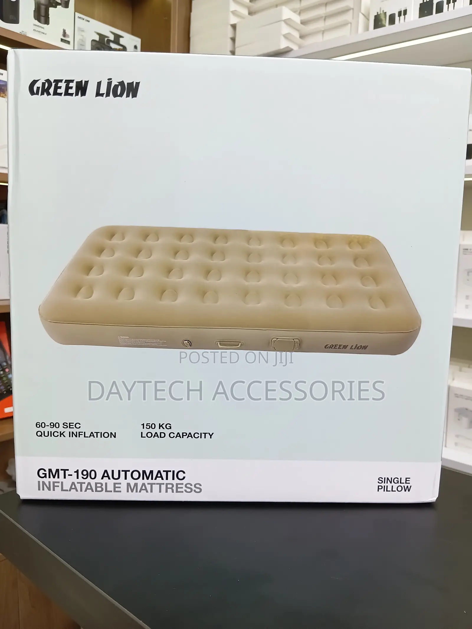 Green Lion GMT-190 Automatic Inflatable Mattress Fast Inflation.
