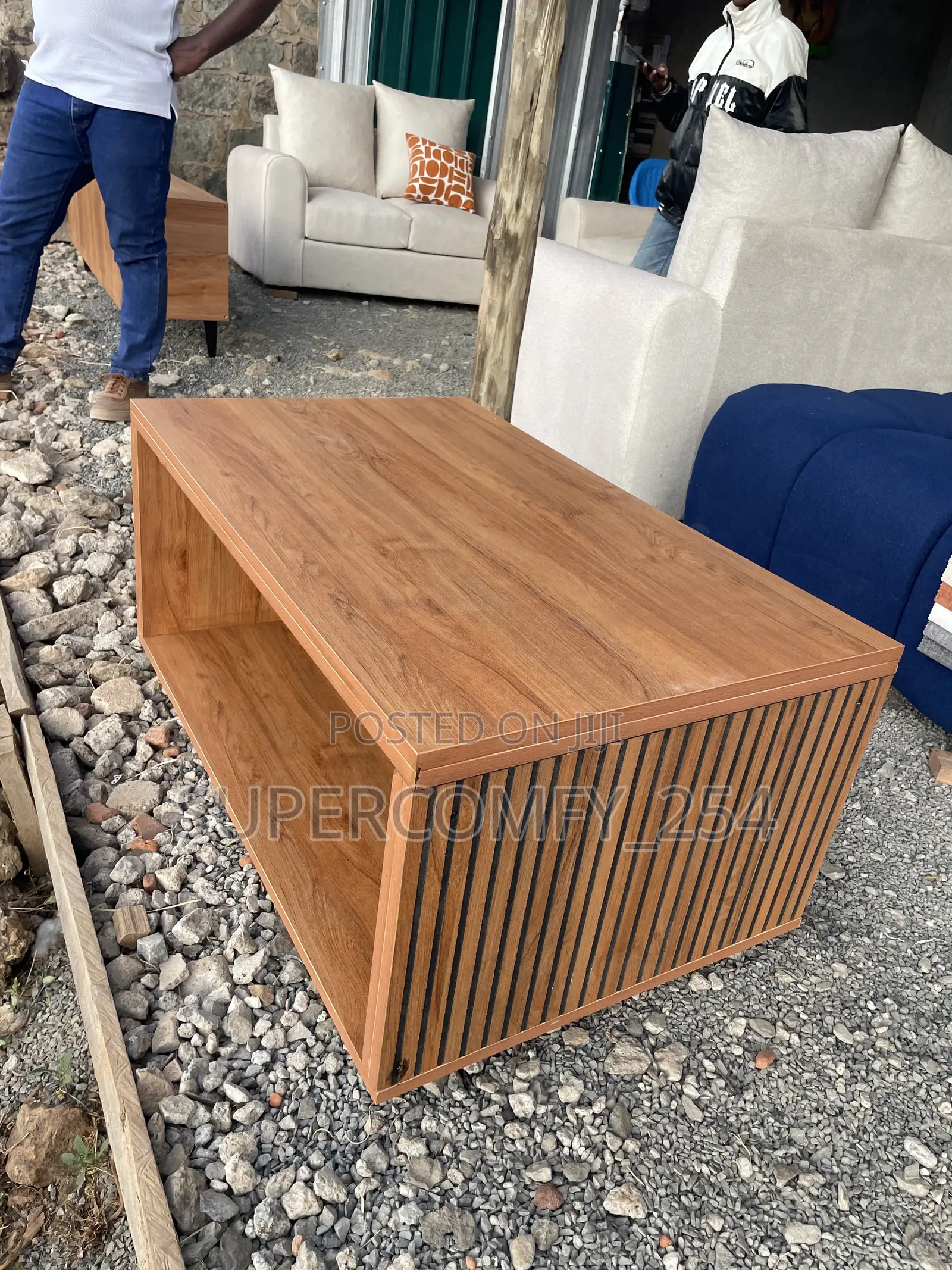 A Rustic Open Coffee Table