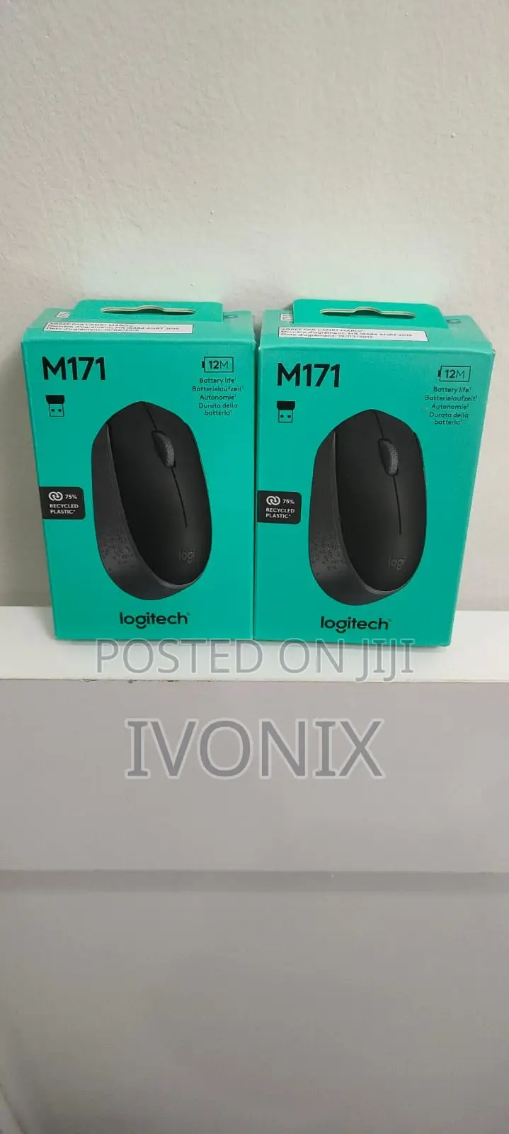 Logitech M171 Wireless Mouse - Blue