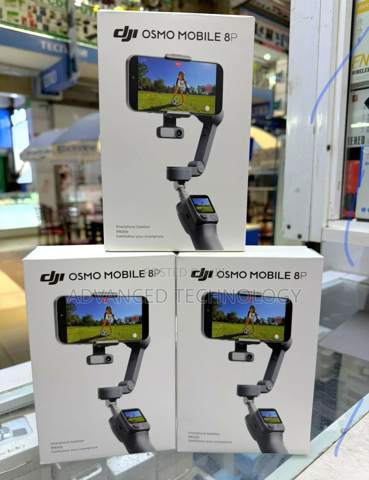 Dji Osmo Mobile 8p With Flash Smart Phone Gimbal
