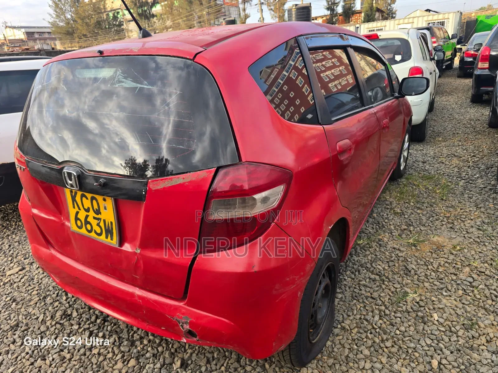 Honda Fit Automatic 2011 Red