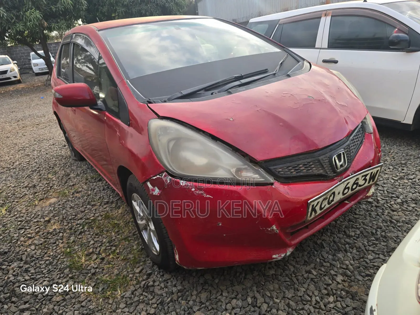 Honda Fit Automatic 2011 Red