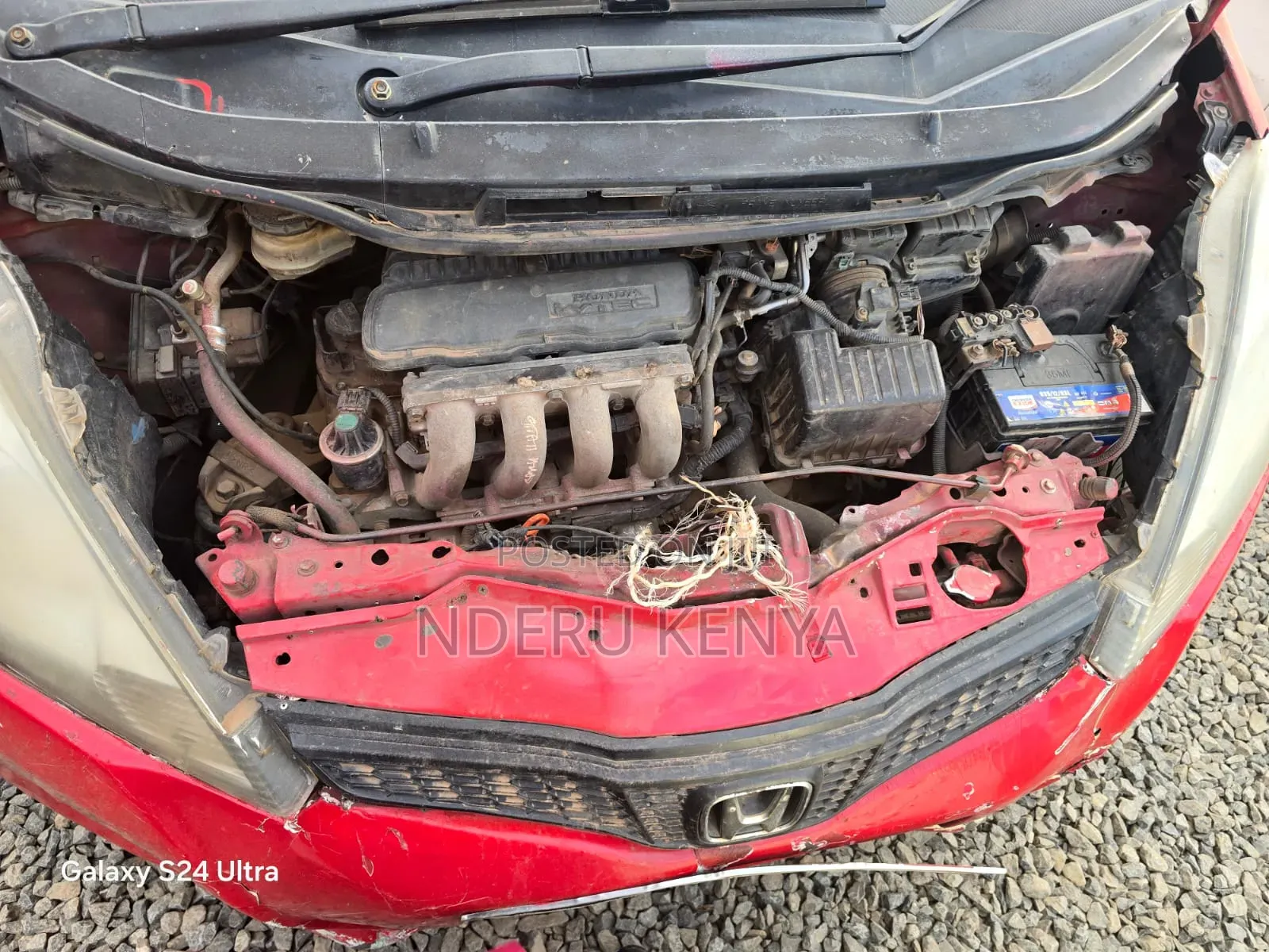 Honda Fit Automatic 2011 Red