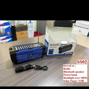 Electromate Solar Flashlight Wireless Robot Speaker