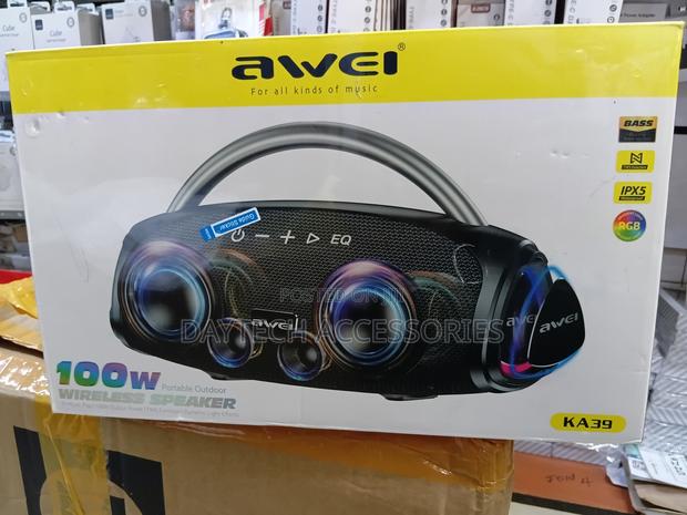 Awei Ka39 100w Bluetooth Speaker - Black - thumbnail 2